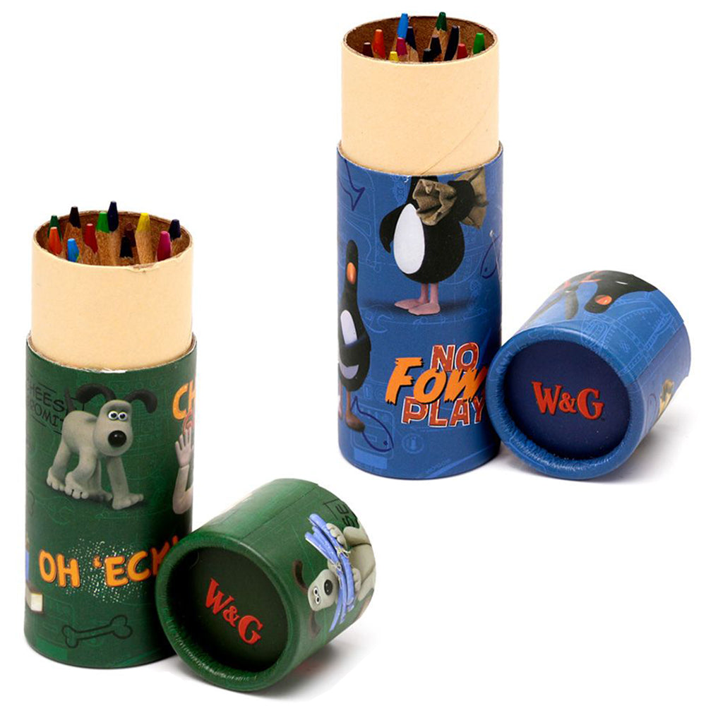 Wallace & Gromit | Pencil Crayons for Kids | Single | Little Gift | Cracker Filler