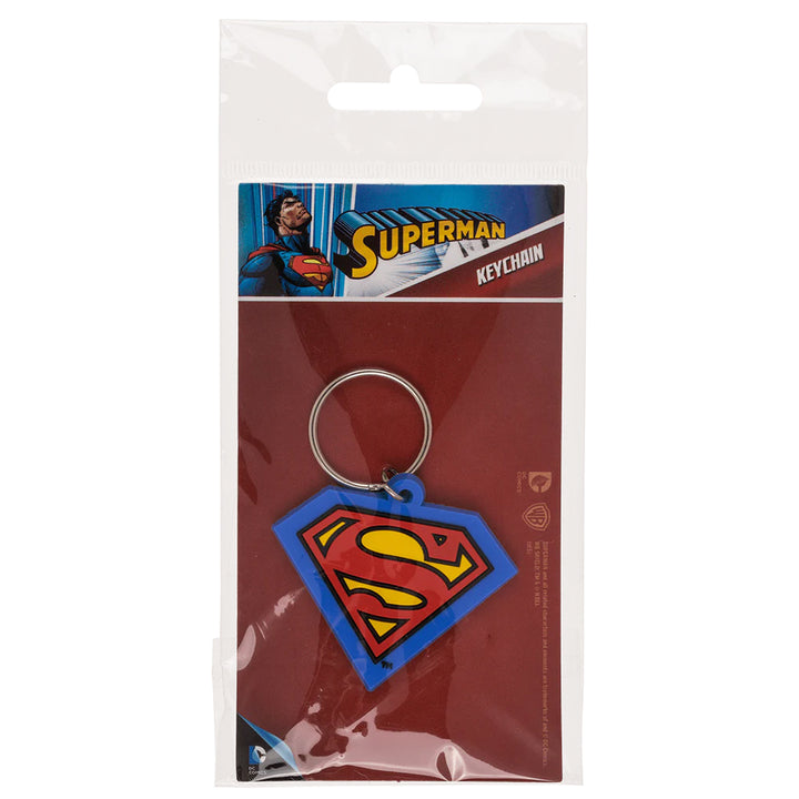 Superman | Rubber Keyring | Mini Gift | Cracker Filler
