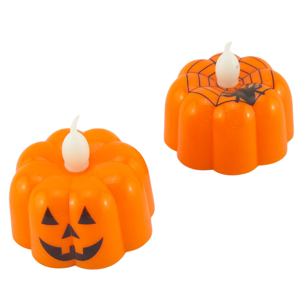 Mini LED Pumpkin | Halloween Tea Light Candle | Single | Cracker Filler