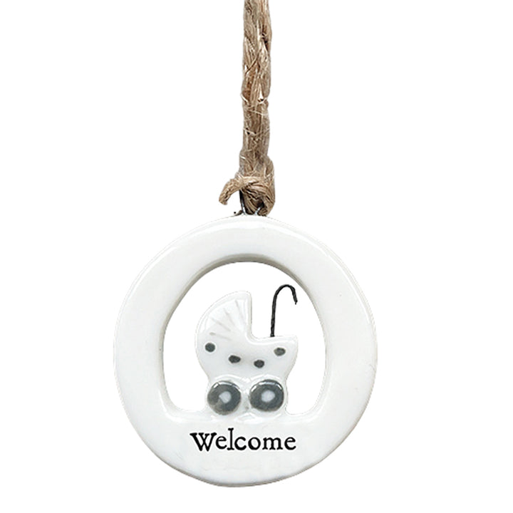 Welcome | Baby | Little Ceramic Ornament | Cracker Filler | Little Gift