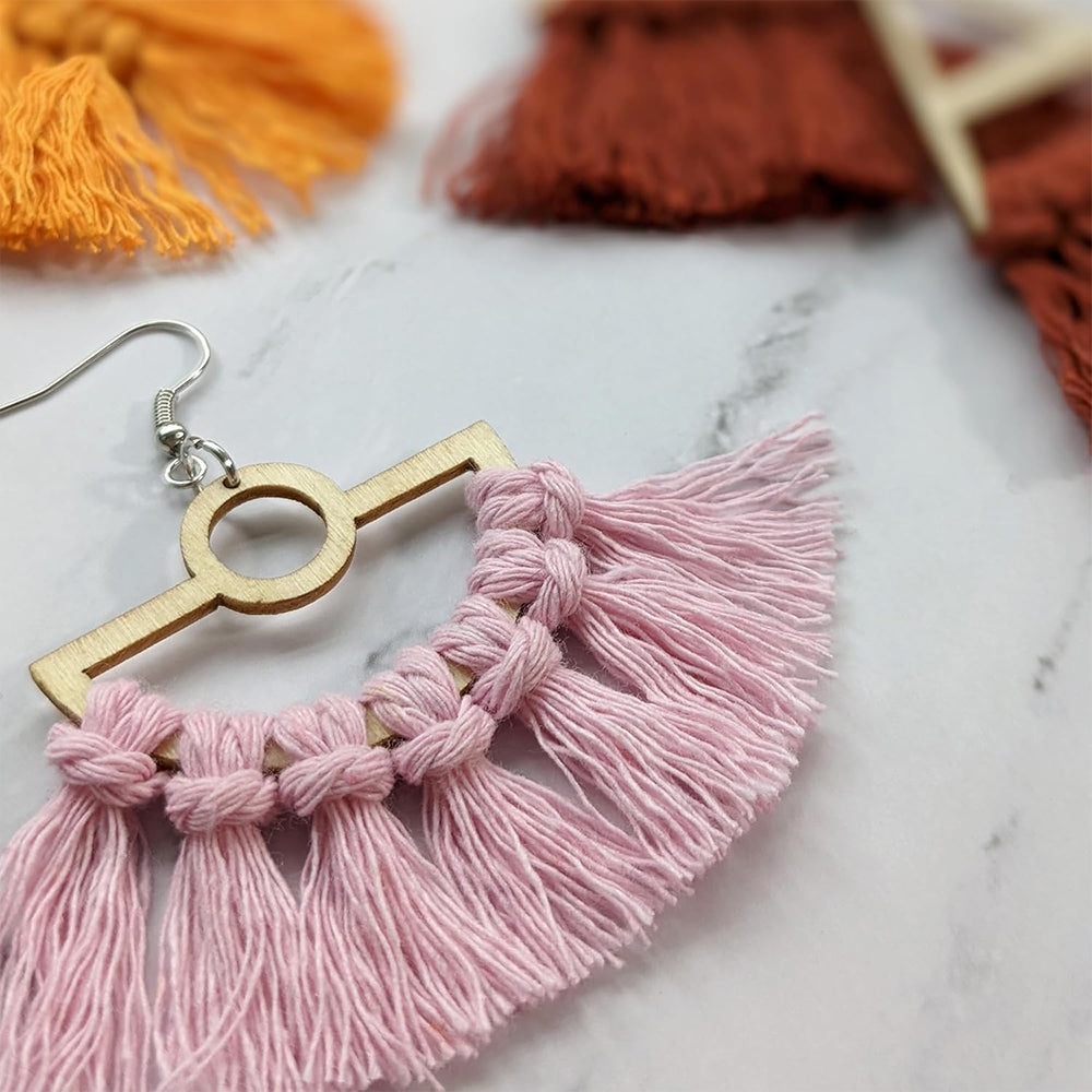 Make Your Own Macrame Earrings & Necklaces | Complete Boxed Craft Kit