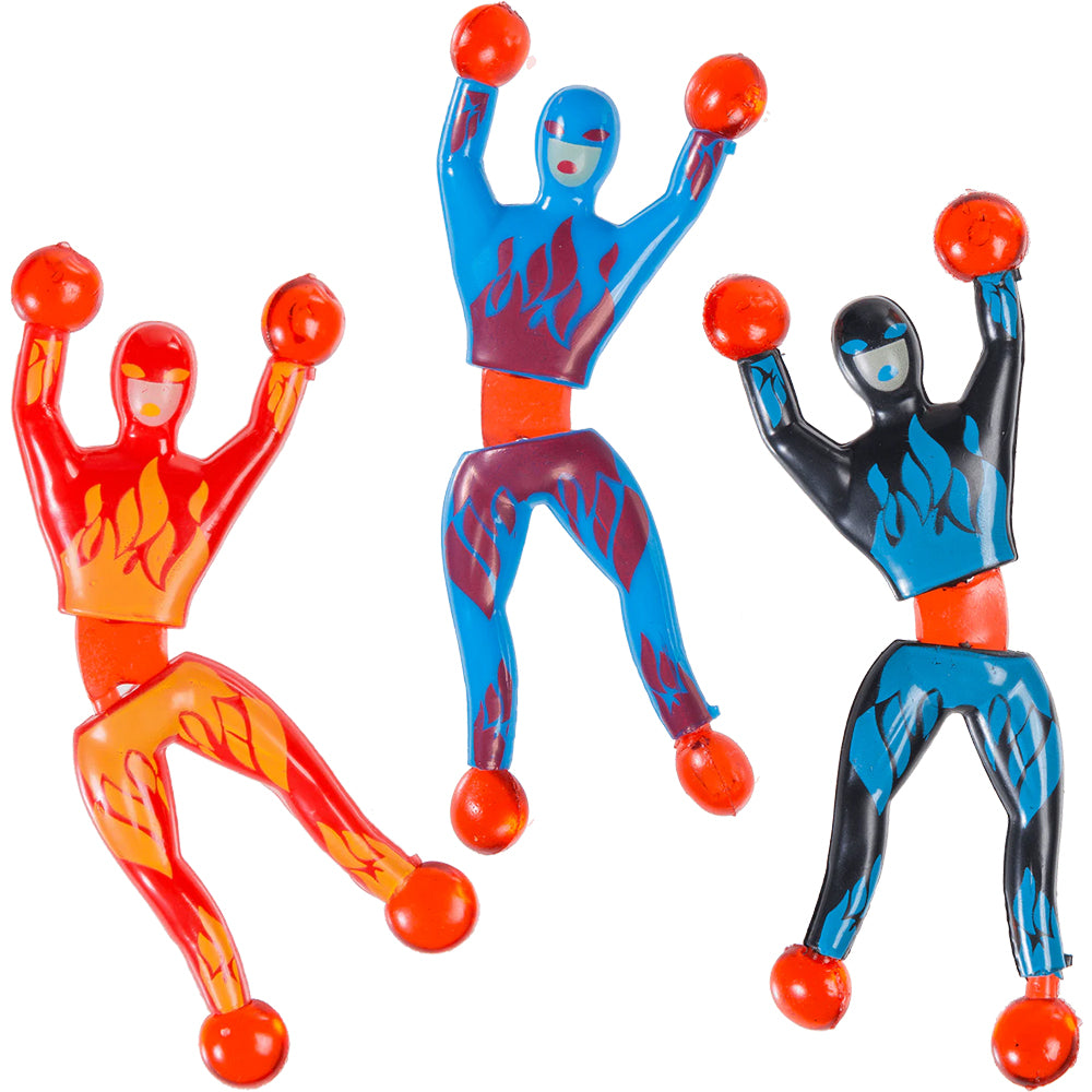 Wall Crawling Sticky Man Toy | Single | Cracker Filler | Little Gift