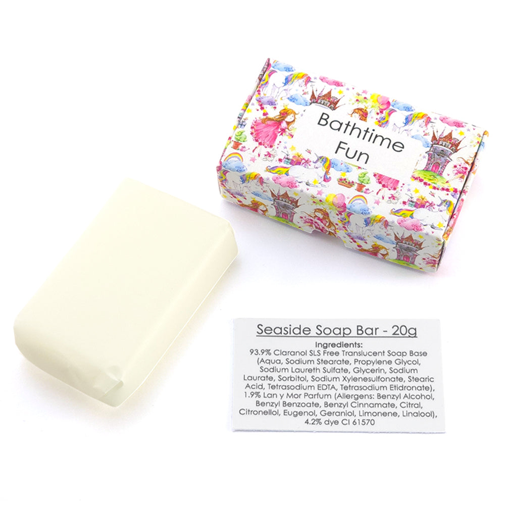 Bathtime Fun | Seaside | 20g Travel Soap Bar | Little Gift | Cracker Filler