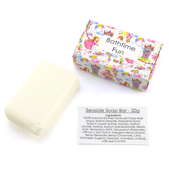 Bathtime Fun | Seaside | 20g Travel Soap Bar | Little Gift | Cracker Filler
