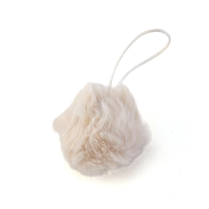 Hanging Faux Fur Pom Pom | 4cm Wide | Little Gift | Cracker Filler