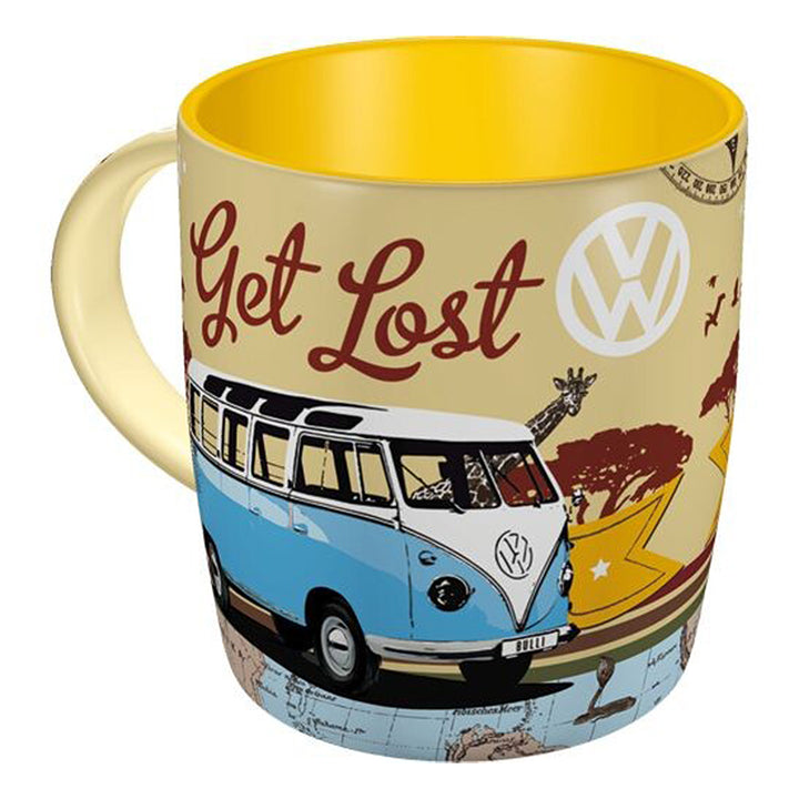 Let's Get Lost | VW Camper Gift | Chunky Ceramic Mug