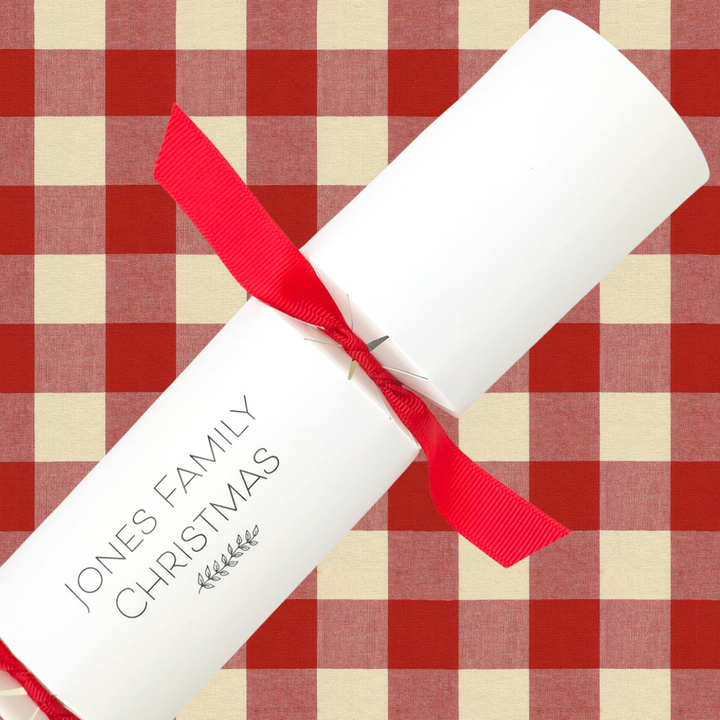 Personalised Family Christmas Crackers | Craft Kit | Add Family Name | Minimum 4