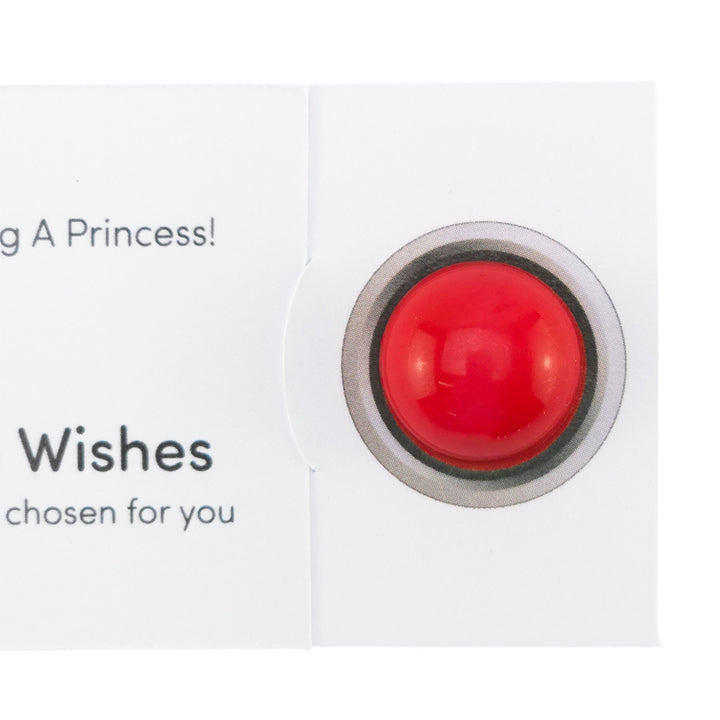 STOP Being a Princess | Button Wishes Sew On Token | Little Gift | Cracker Filler