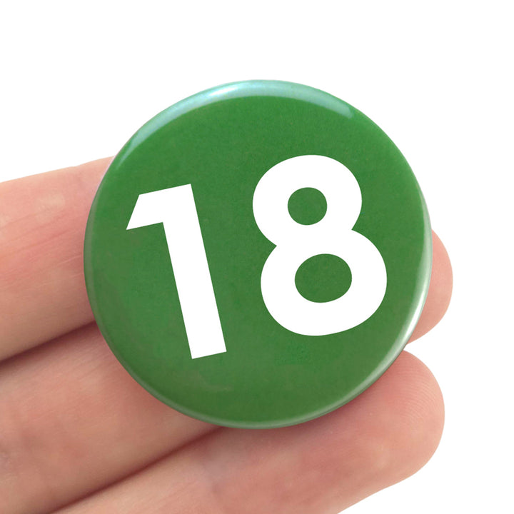 Milestone Birthday | 38mm Pin Badge | Cracker Filler | Mini Gift