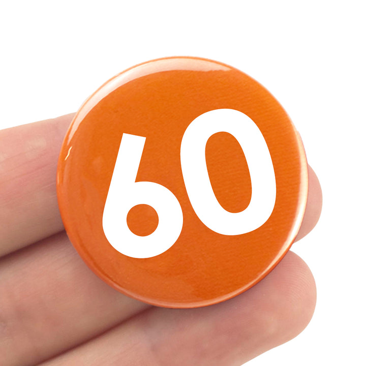 Milestone Birthday | 38mm Pin Badge | Cracker Filler | Mini Gift