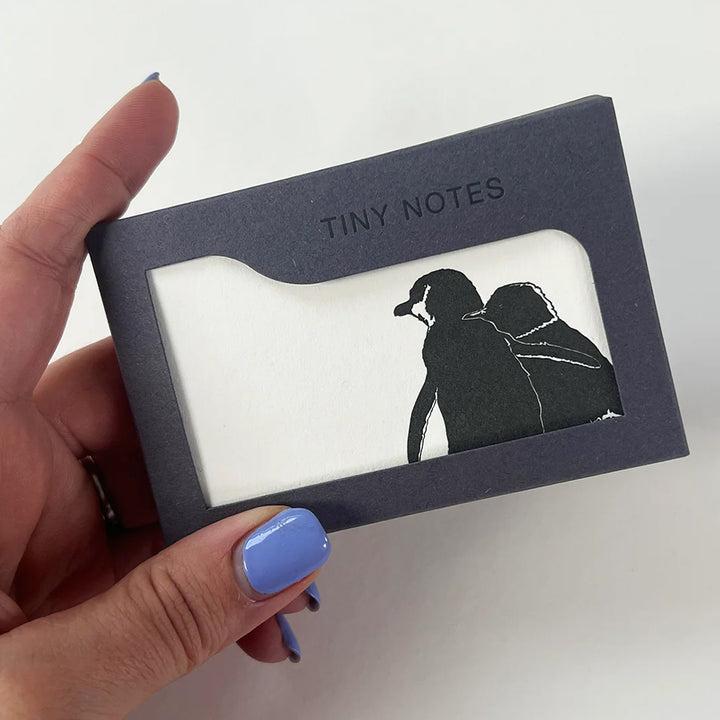 Penguin Hugs | Set of 10 Tiny Notecards &amp; Envelopes | Little Gift