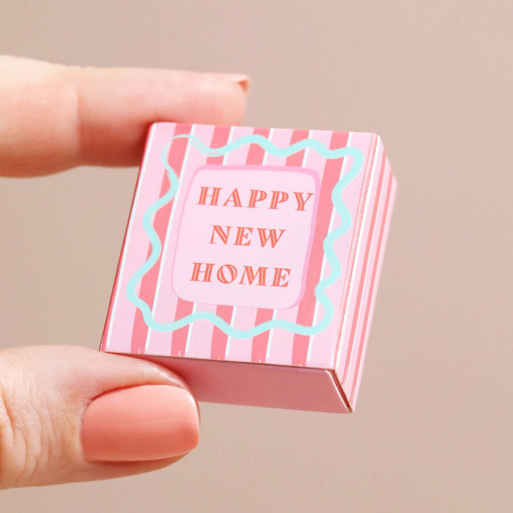 Happy New Home | Mini Matchbox Token | Little Gift | Cracker Filler