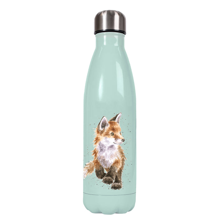 Contentment Foxes Isotherm Water Bottle - 500ml | Wrendale Designs Gift