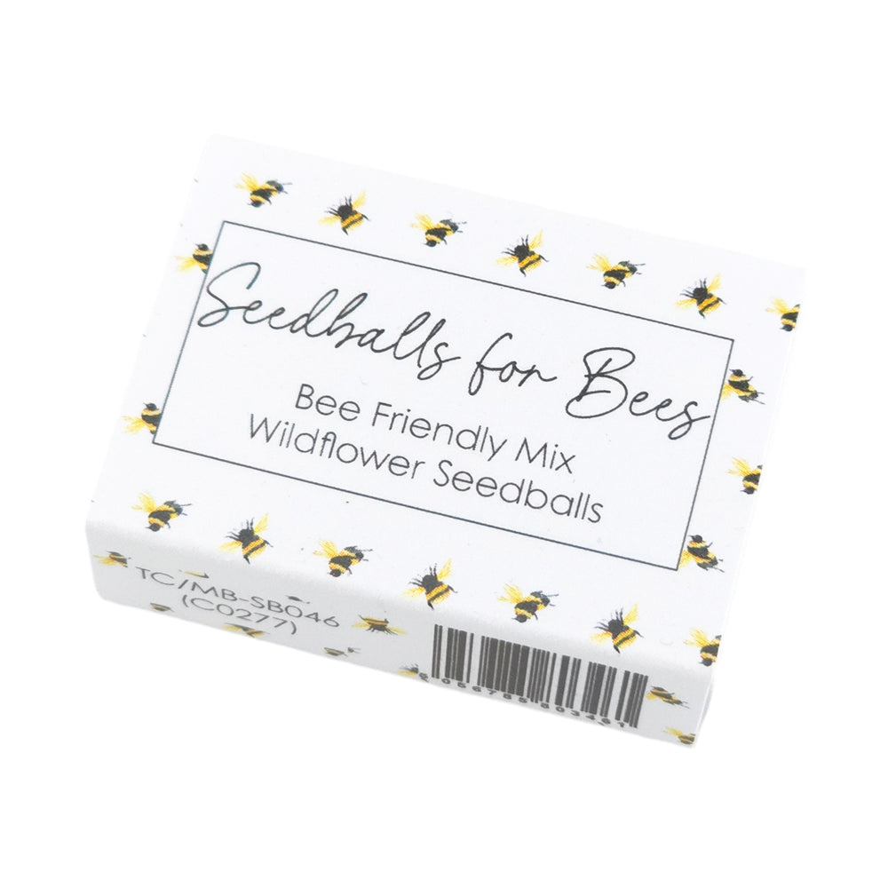 Watercolour Bee | Seedball Matchbox | Bee Mix | Cracker Filler | Little Gift