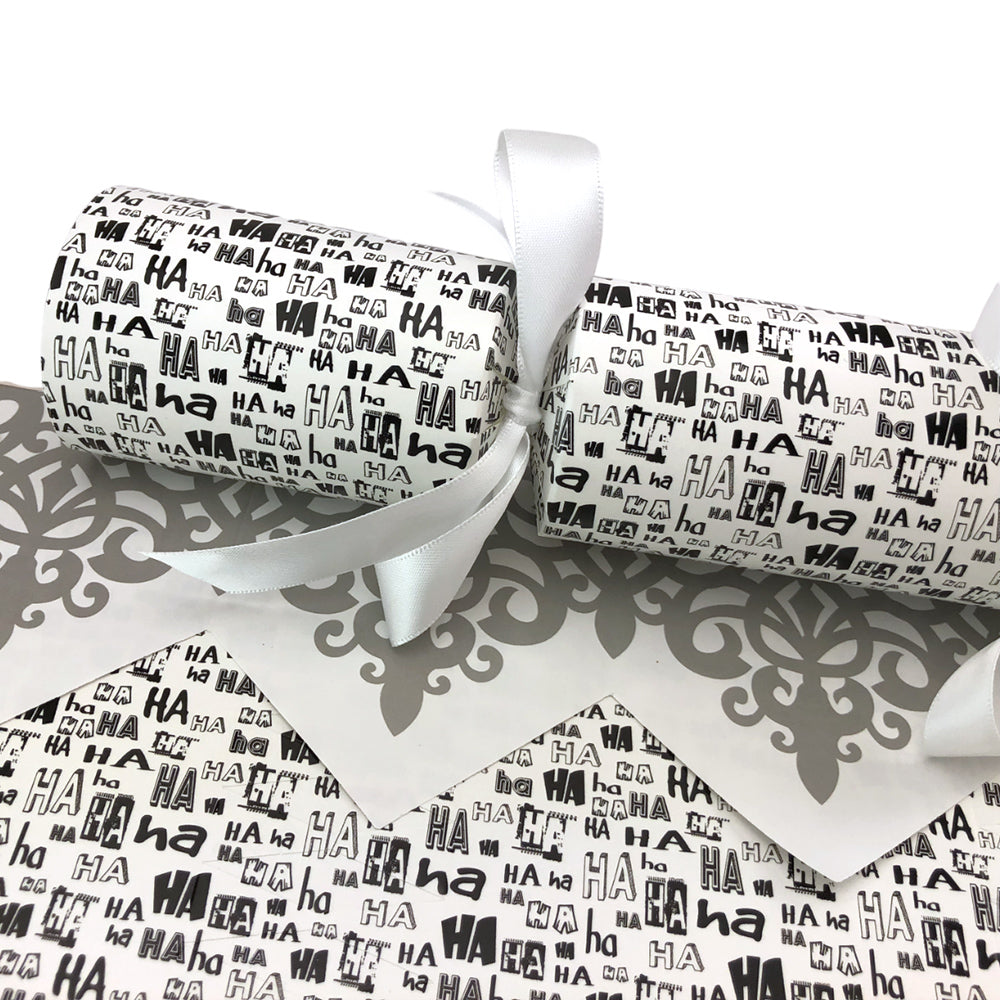Ha Ha Ha Print | Cracker Making Craft Kit | Make &amp; Fill Your Own