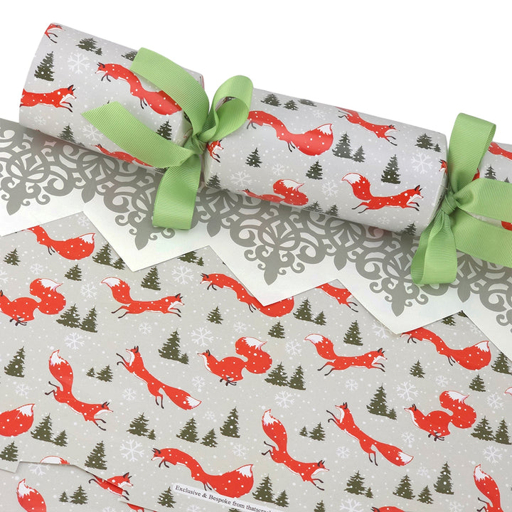 Christmas Fox | Cracker Making Craft Kit | Make &amp; Fill Your Own
