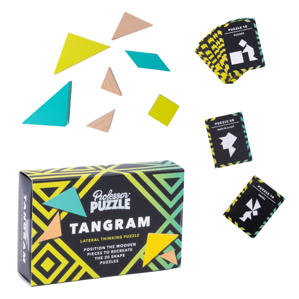 Classic Wooden Mind-bending Puzzles | Table Game &amp; Stocking Filler Gift