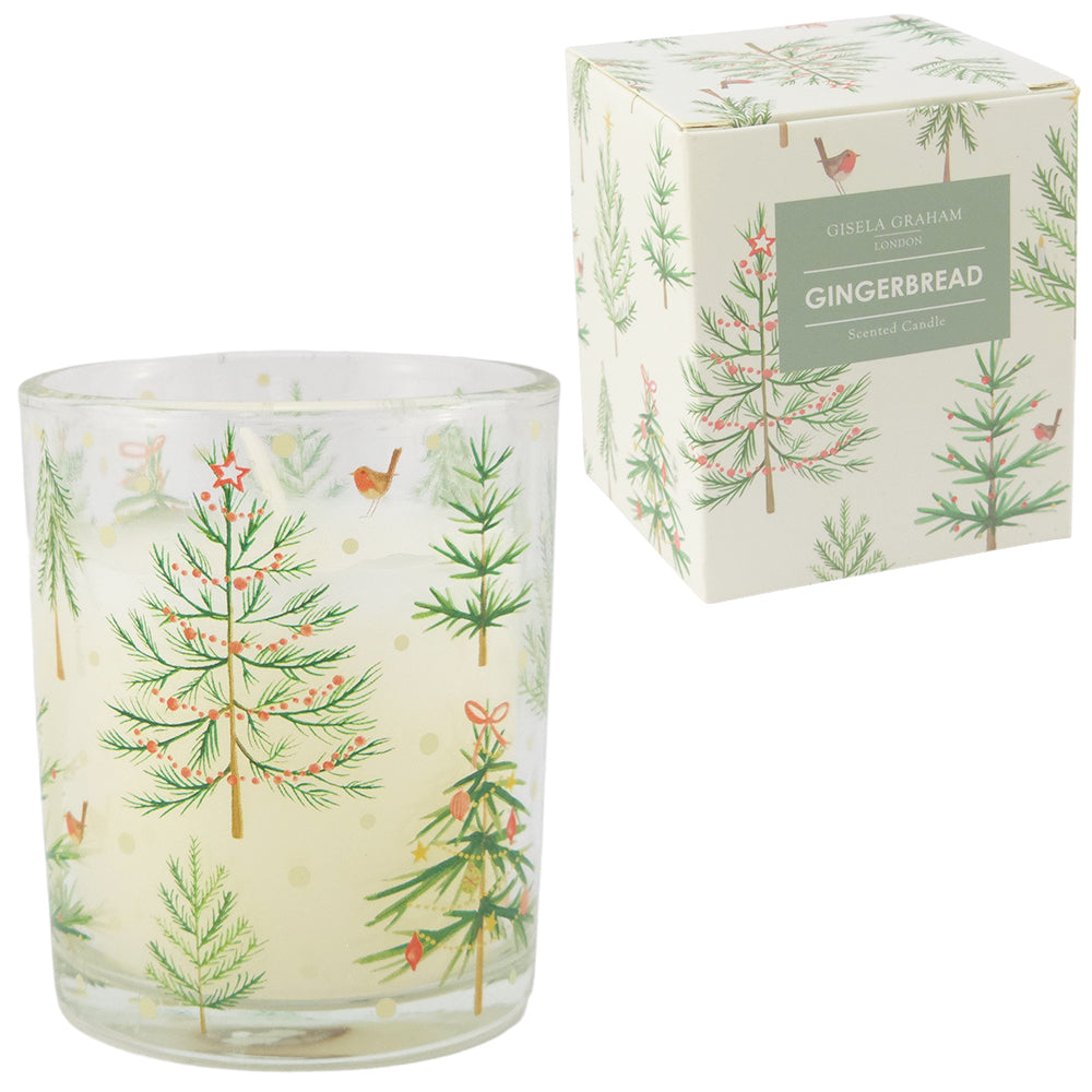 Christmas Robin | Gingerbread Scented | Boxed Gift Candle | Gisela Graham