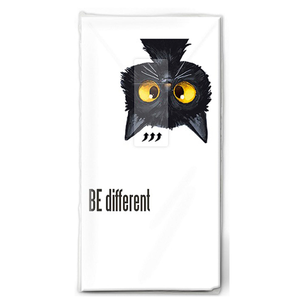 Be Different | Cats | Pocket Sizes Tissues Pack | Little Gift | Cracker Filler