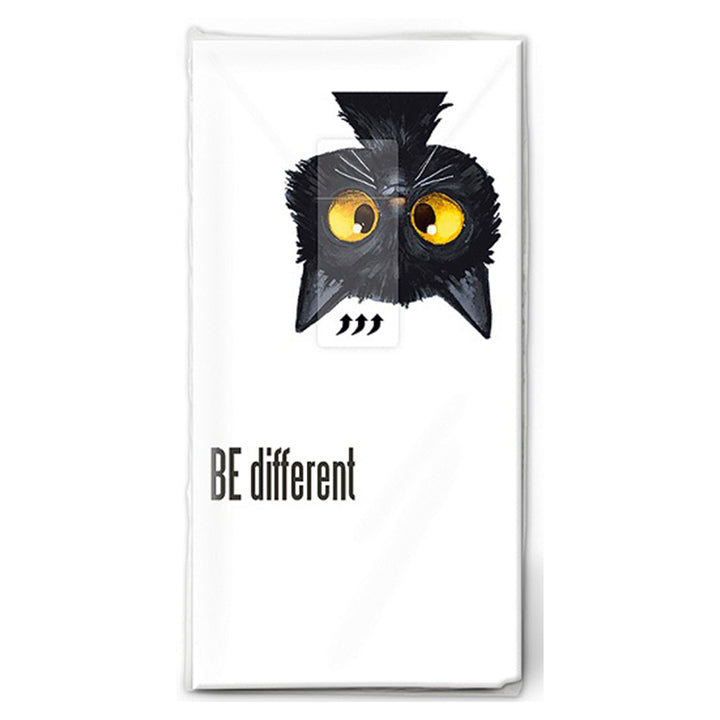 Be Different | Cats | Pocket Sizes Tissues Pack | Little Gift | Cracker Filler