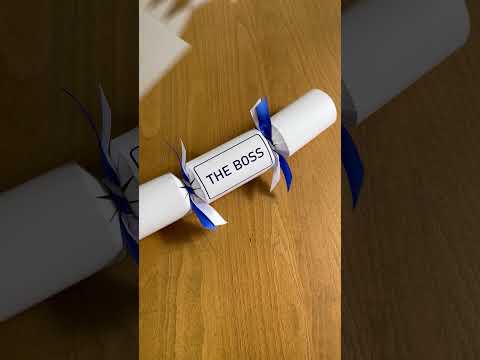 The Boss | Single Cracker Making Craft Kit | Office Banter