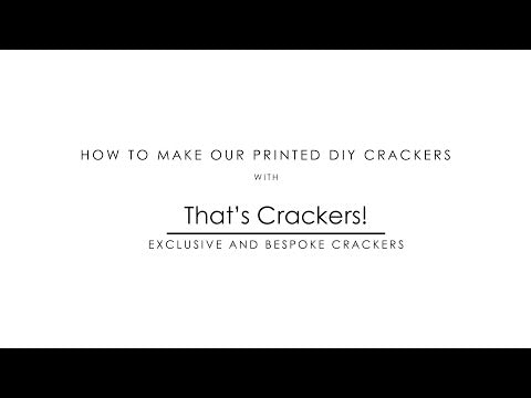 Christmas Sketched Pawprints Cracker Making Kits - Make & Fill Your Own