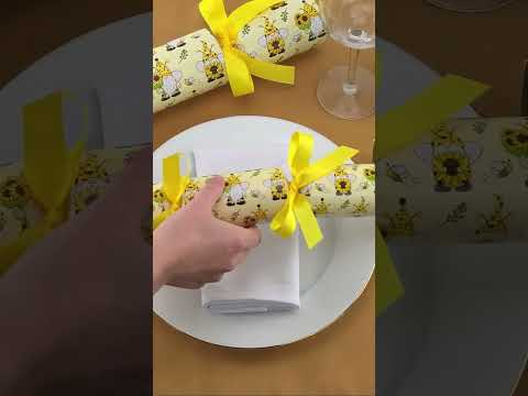 Summer Bee Gonks | Cracker Making Craft Kit | Make &amp; Fill Your Own