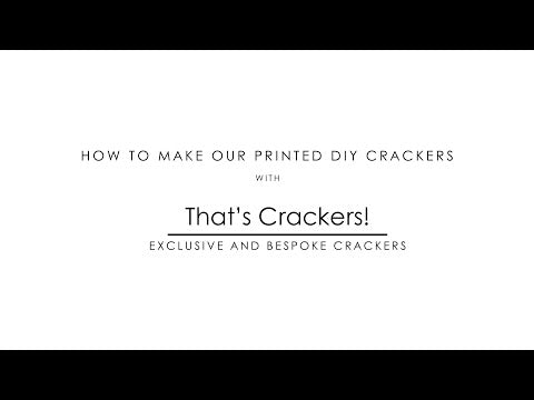 Ho Ho Ho Print Christmas Cracker Making Kits - Make & Fill Your Own