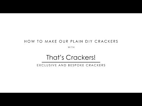 8 Large Natural Recycled Kraft Make & Fill Your Own Cracker Making Kit