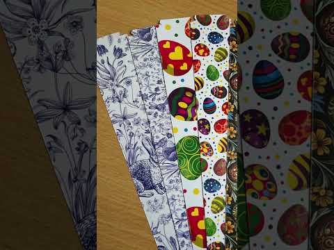 30 Reusable Easter 2.5m Paper Chains | William Morris Eggs | No Glue Needed