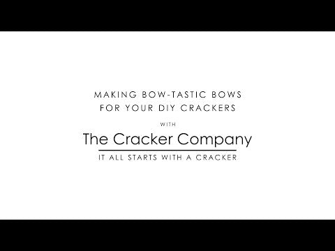 Modern Red Rose | Bowtastic Large Cracker Kit | Makes 6 With Big Bows