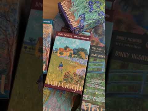 Van Gogh Dinky Jigsaw Puzzles | 6 Designs | 108 Pieces | Little Gift