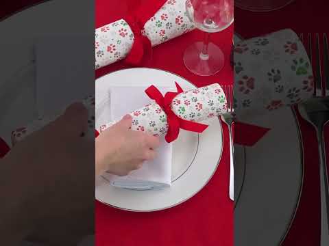 Christmas Sketched Pawprints | Cracker Making Craft Kit | Make &amp; Fill Your Own