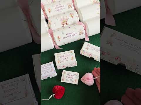 Best Mum Ever | Tea Rose &amp; Peony | 20g Travel Soap Bar | Cracker Filler Gift