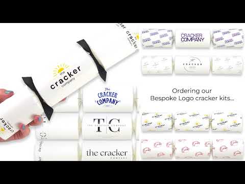 Bespoke Logo Sample Pack | Four Pack | Event &amp; Corporate Branded DIY Crackers