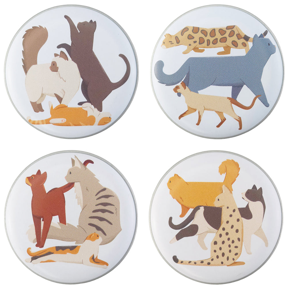 Feline Fine | Cat Design Lip Balm in Tin | Single | Little Gift | Cracker Filler