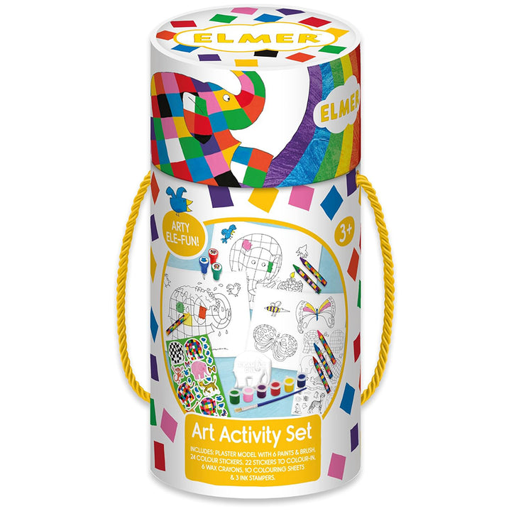 Elmer | Art Activity Tube | Paint & Colour | Gift Set for Kids