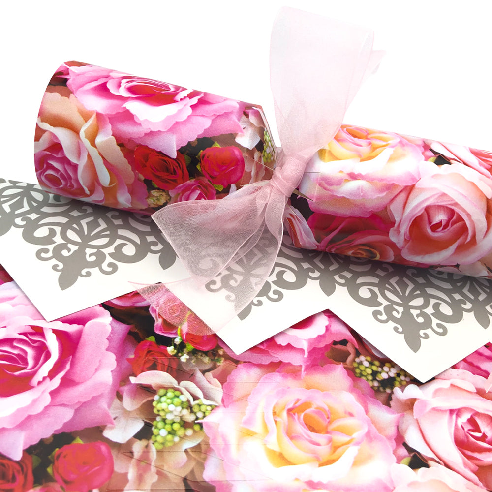 Pink Roses | Cracker Making Craft Kit | Make &amp; Fill Your Own