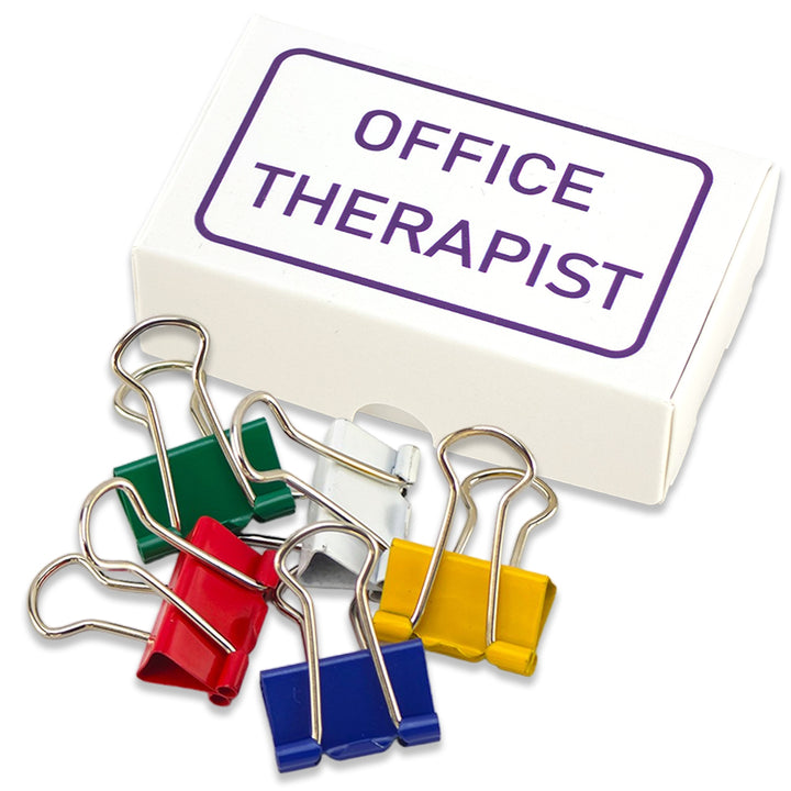 Office Therapist | Mini Box of Bulldog Clips | Office Banter | Cracker Filler