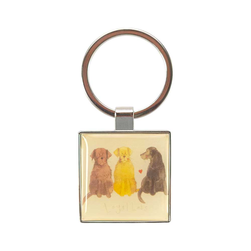 Loyal Labs | Labradors | Metal Keyring | Little Gift | Cracker Filler