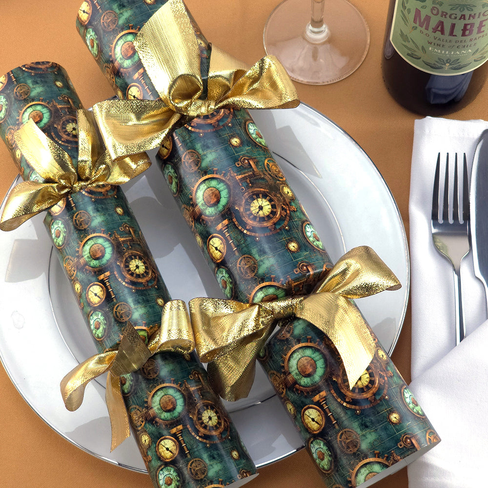 Green Steampunk Grunge | Cracker Making Craft Kit | Make &amp; Fill Your Own