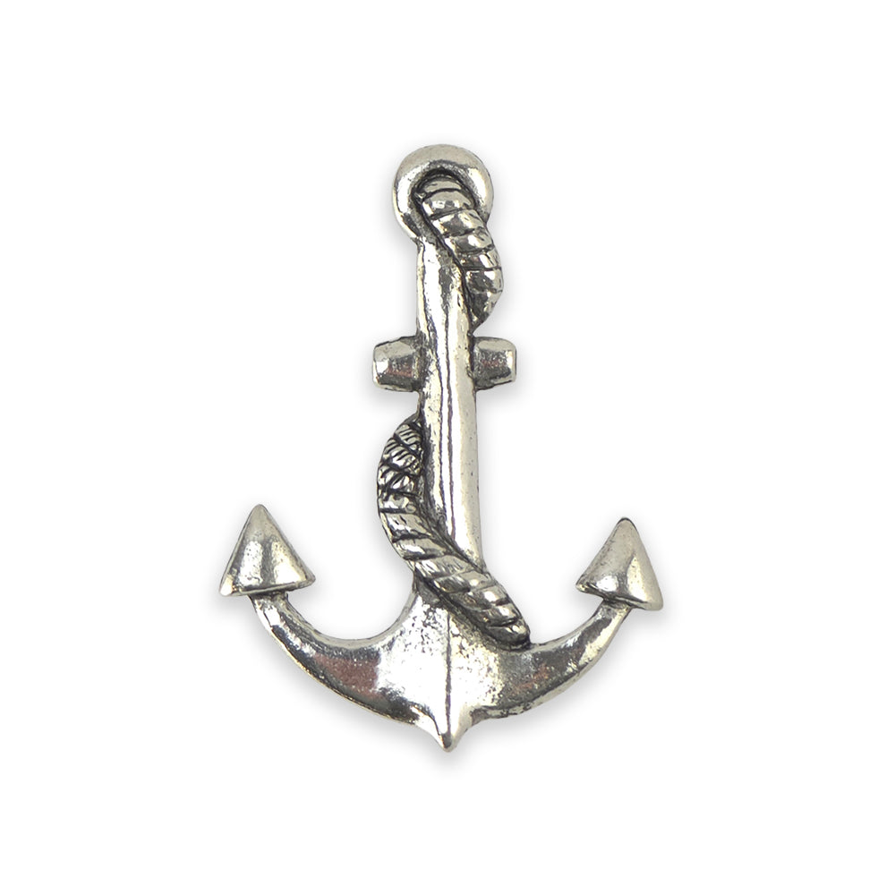 Ship or Boat Anchor | English Pewter Pin Badge | Little Gift | Cracker Filler