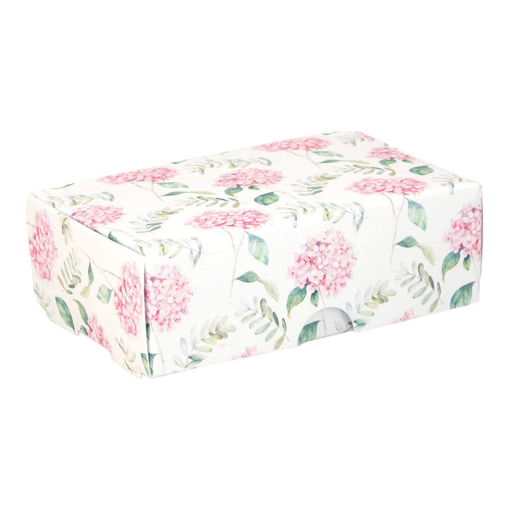 Pink Wedding Hydrangea | Mini Gift Box | Soap Bar Sized | 6 Boxes | 57x88x30mm
