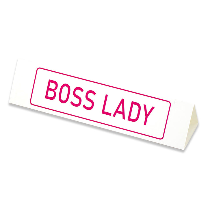 Boss Lady | Large Desk Sign | Office Banter | Mini Gift