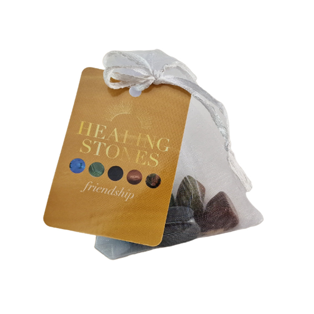 Friendship | Bag of 5 Healing Stones | Mindfulness | Mini Gift | Cracker Filler