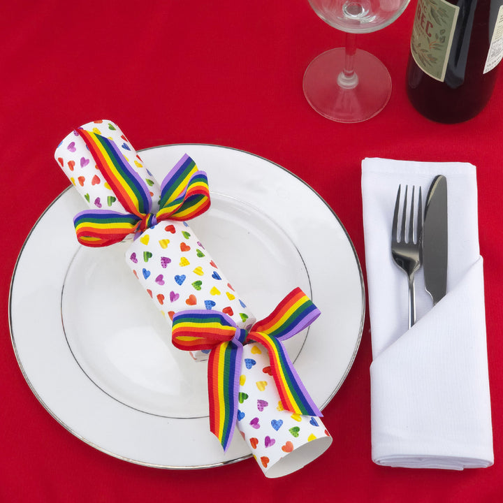 Proud, Pride, Love | Makes 6 Crackers with Ribbons | Make &amp; Fill Your Own