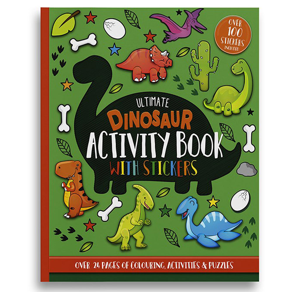 Ultimate Dinosaur Colouring, Activities & Puzzle Book with Stickers for Kids