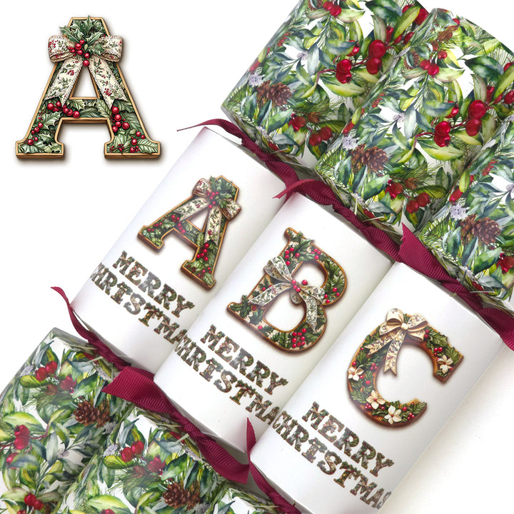 Letters A to Z | Single Christmas Cracker Making Craft Kit | Traditional Design