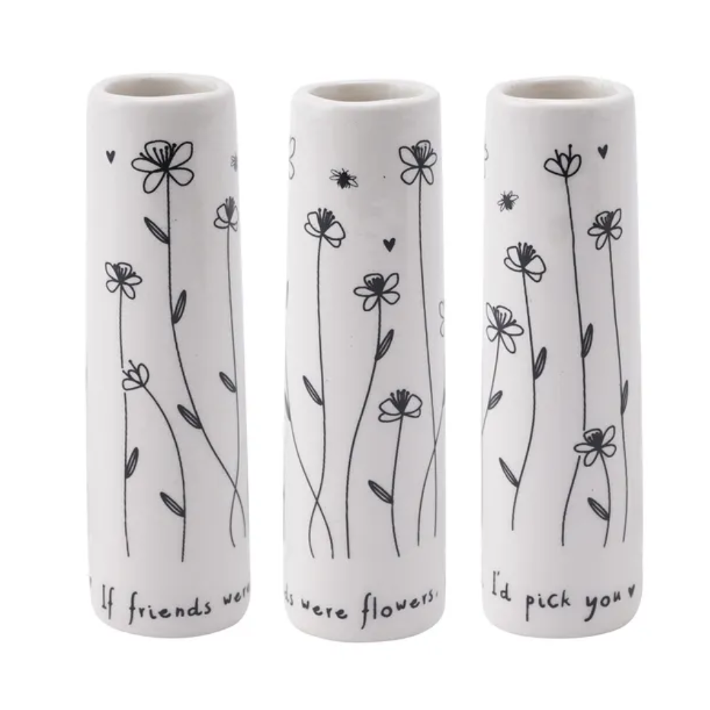 If Friends Were Flowers, I'd Pick You | Little Bud Vase | Little Gift | Cracker Filler