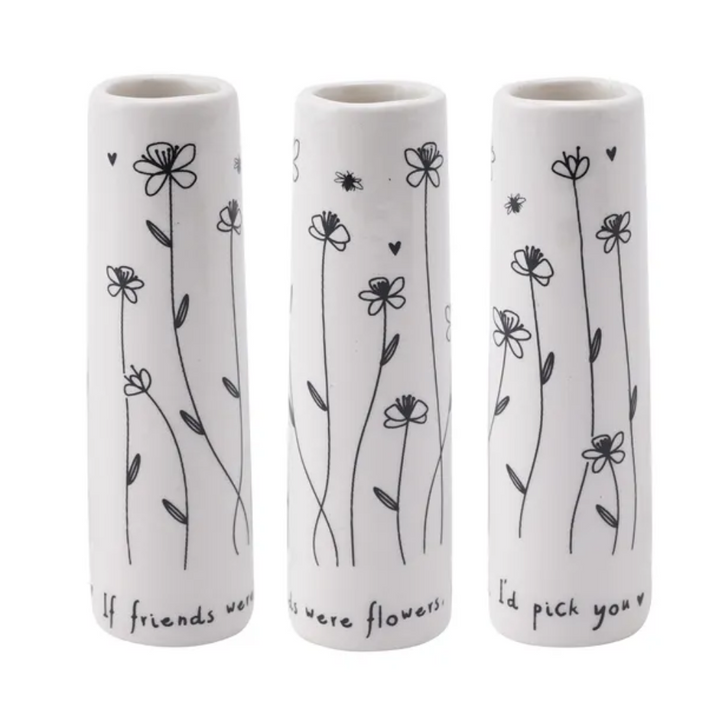 If Friends Were Flowers, I'd Pick You | Little Bud Vase | Little Gift | Cracker Filler